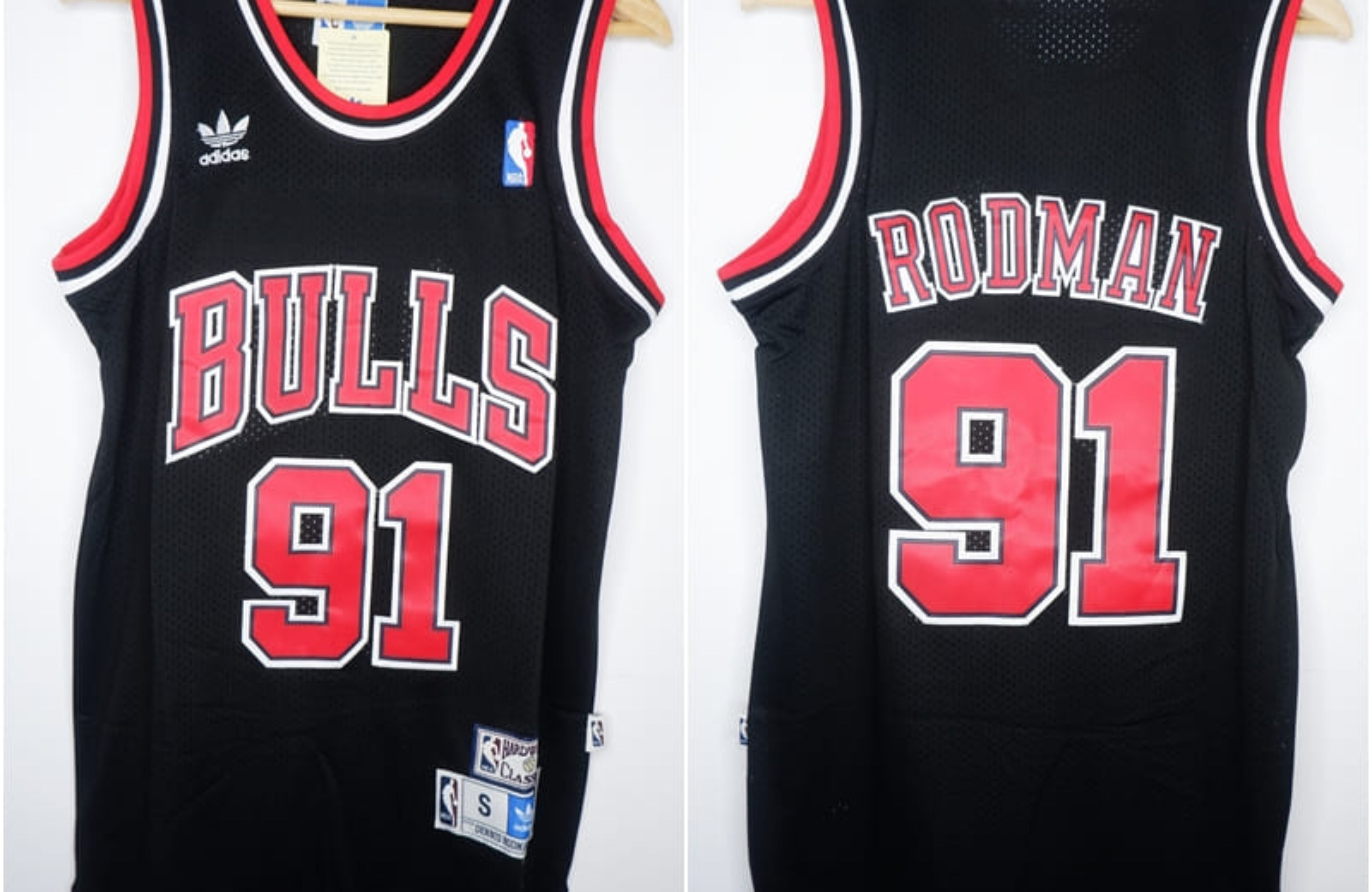 CLASSIC HWC BULLS #91 RODMAN HITAM