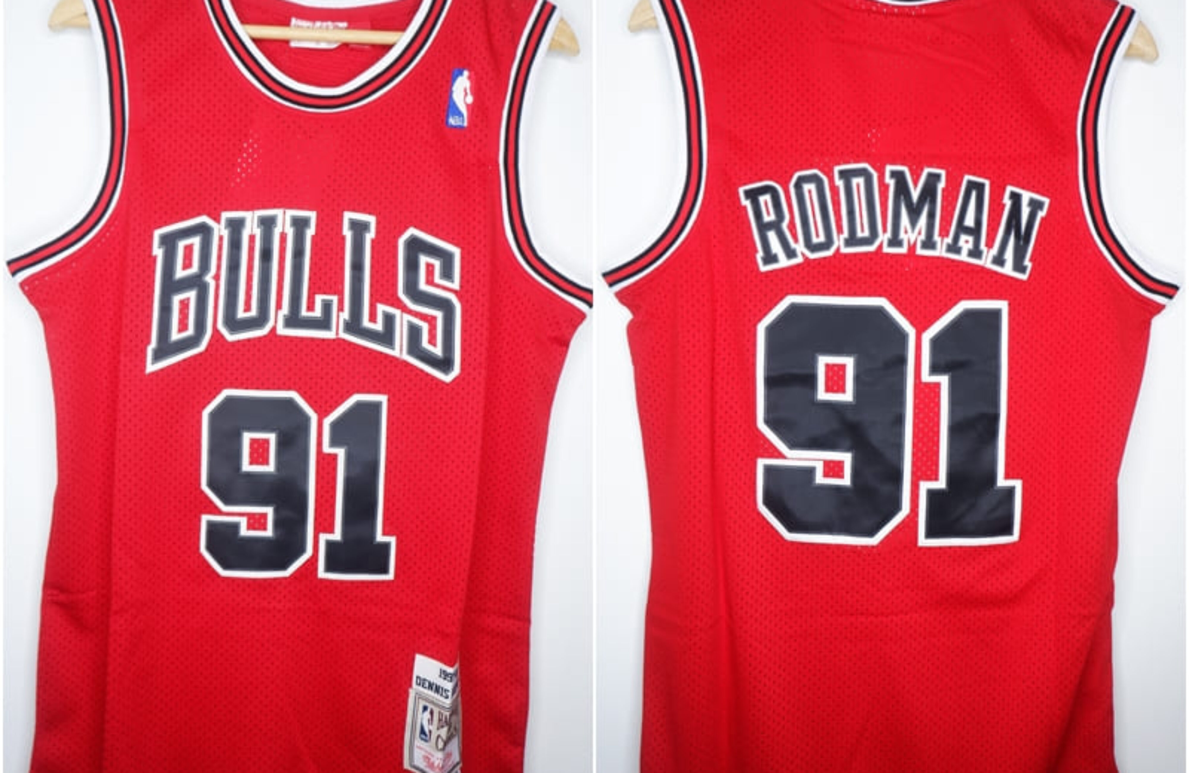 CLASSIC HWC BULLS #91 RODMAN MERAH