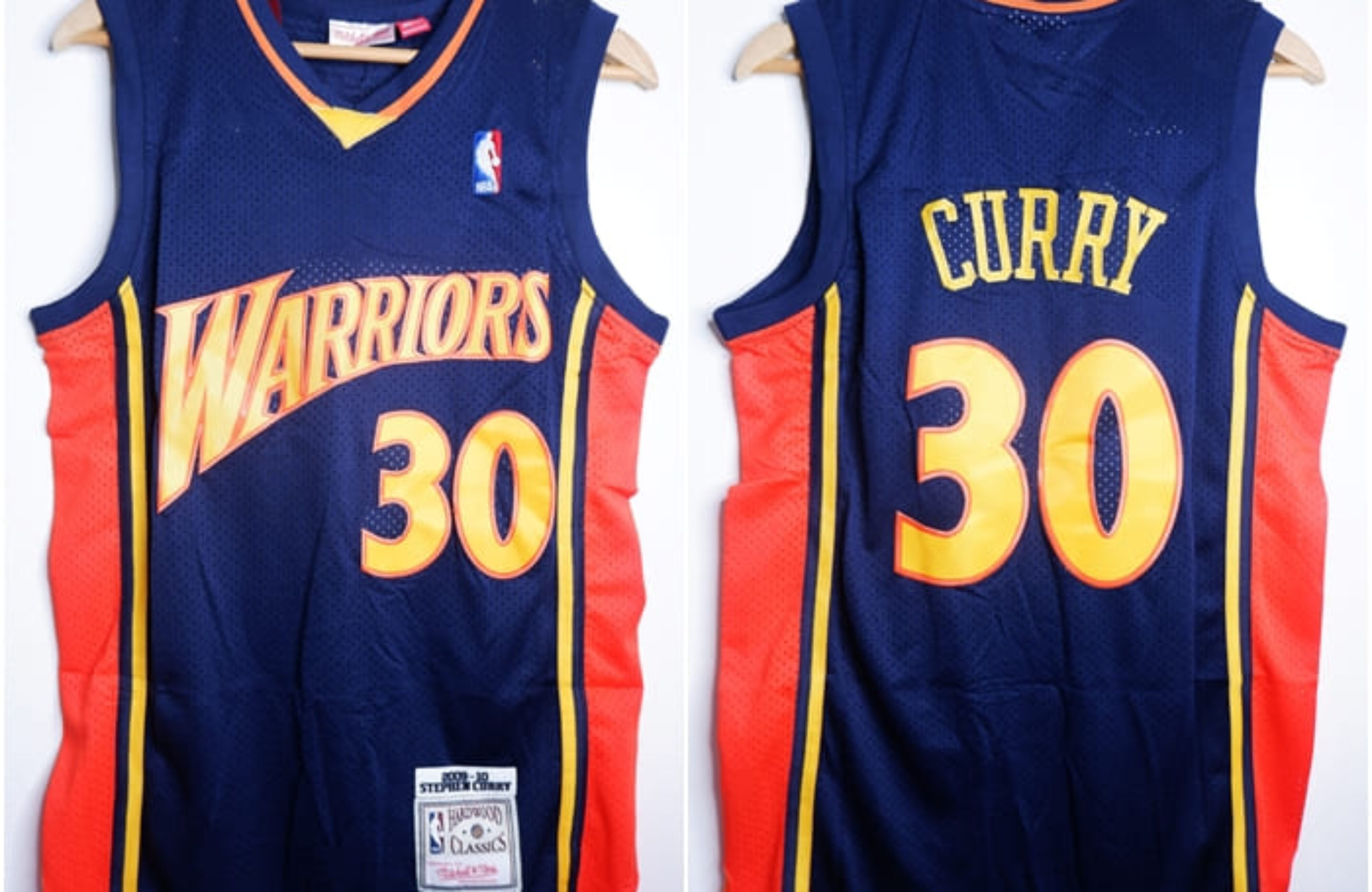 CLASSIC HWC WARRIORS #30 CURRY DONGKER MITCHELL & NESS