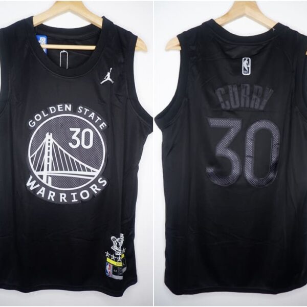MVP EDITION GSW #30 CURRY HITAM LOGO JORDAN