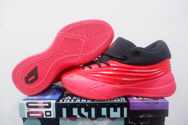ADIDAS DAME 10 LOW SOLAR RED