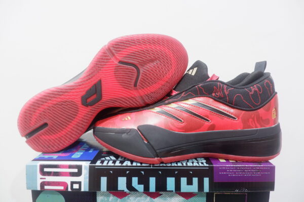 ADIDAS DAME 9 LOW BAPE CAMO RED ADIDAS DAME 9 LOW BAPE CAMO RED