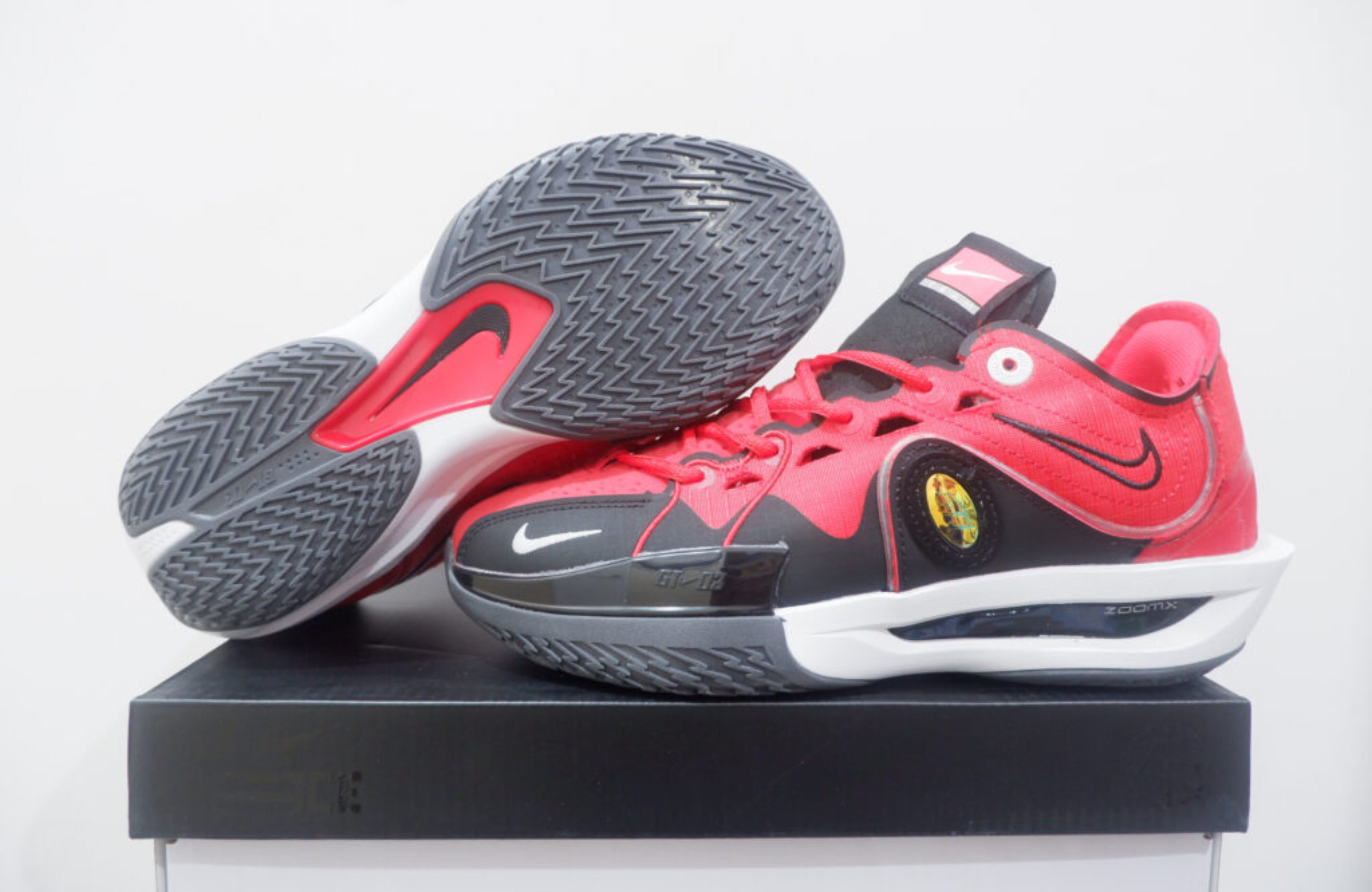 NIKE AIR ZOOM GT CUT 3 LOW BLACK FUSION RED