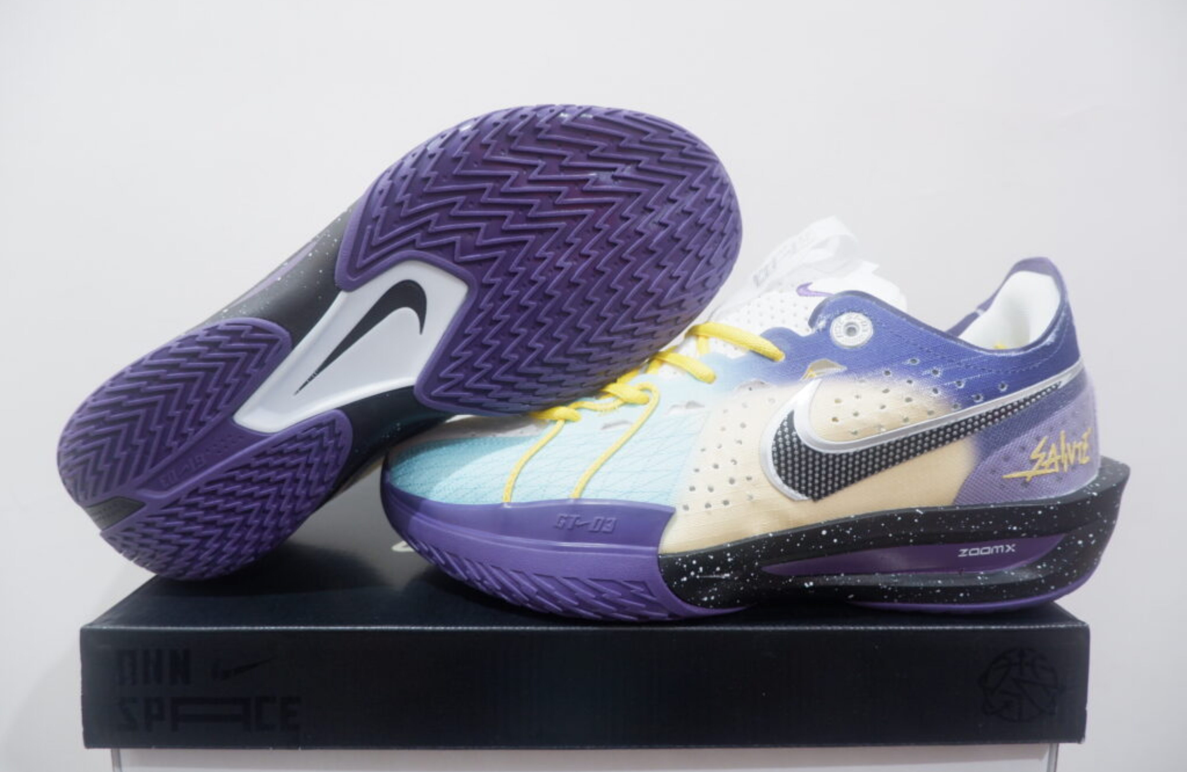 NIKE AIR ZOOM GT CUT 3 LOW COURT PURPLE