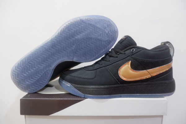 NIKE BOOK 1 LOW BLACK GOLD
