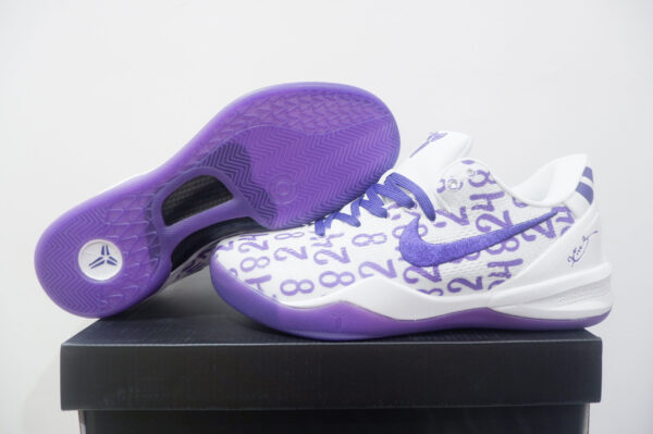 NIKE KOBE 8 PROTRO LOW COURT PURPLE 8-24 NIKE KOBE 8 PROTRO LOW COURT PURPLE 8-24