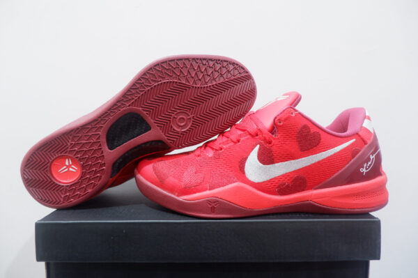 NIKE KOBE 8 PROTRO LOW VALENTINES RED