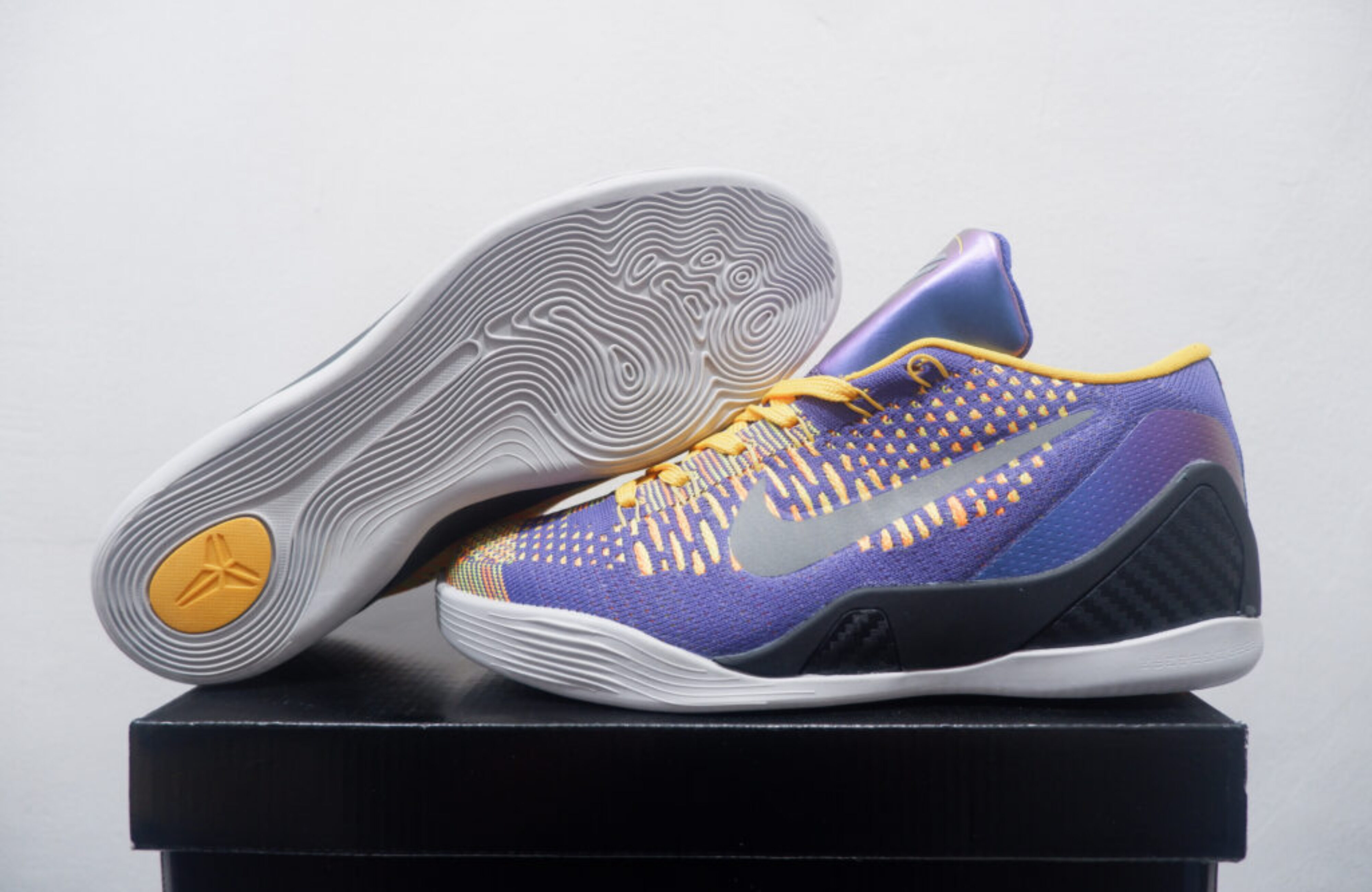 NIKE KOBE 9 ELITE PROTRO LOW LAKERS