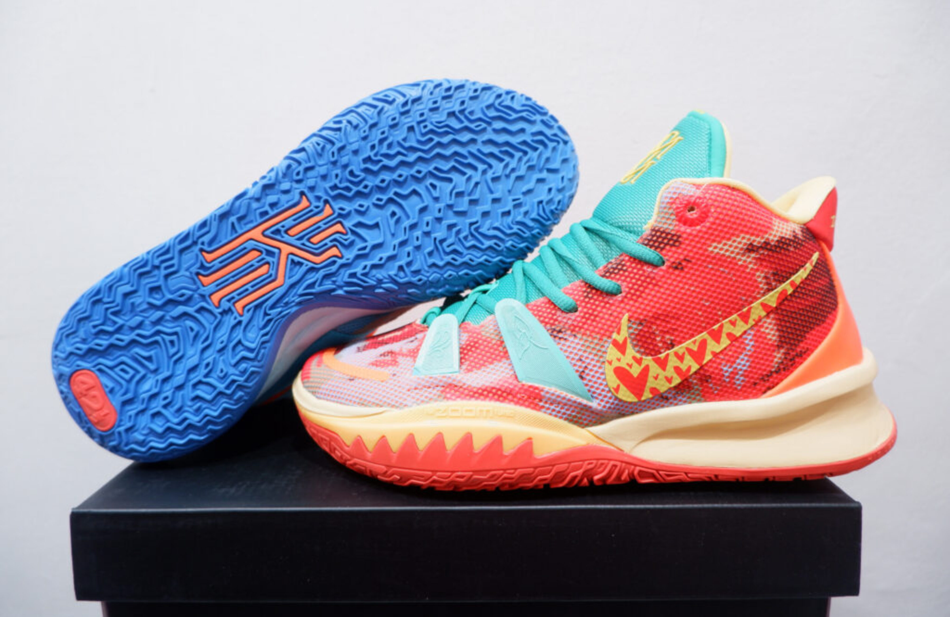 NIKE KYRIE 7 HIGH MOTHER NATURE FIRE & ICE