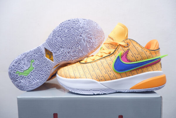 KIDS NIKE LEBRON 20 LOW LASER ORANGE